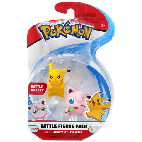 Figurine - Pokemon - Two Pack Rondoudou Et Pikachu